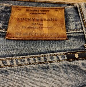 Lucky Brand Men's Classic Blue Jeans 34x30